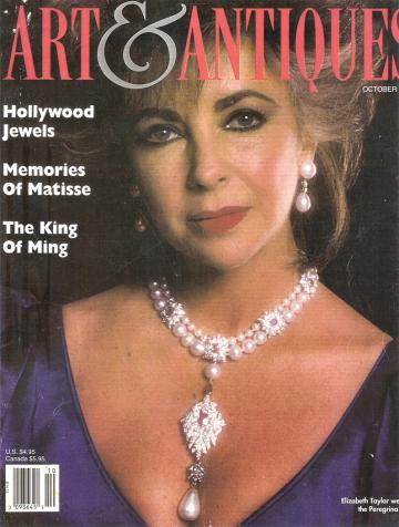 Elizabeth Taylor wears the Peregrina pearl